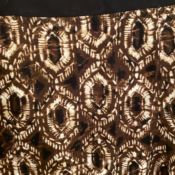 Charter club a line midi skirt size 12. With black waistband. Cotton. - Picture 3 of 6